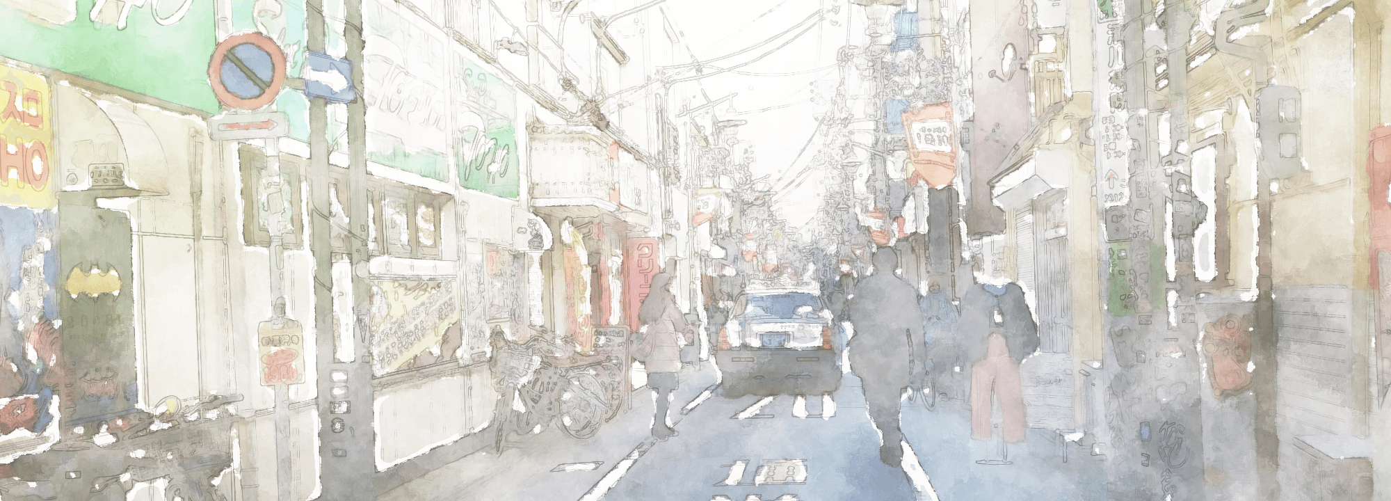 高円寺商店街風景
